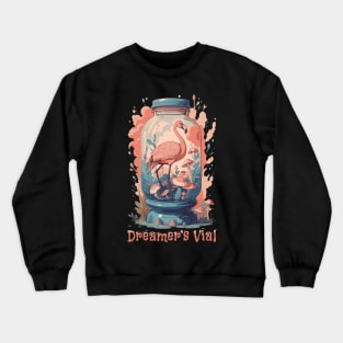 Flamingo in a Jar Dreamer's Vial Crewneck Sweatshirt